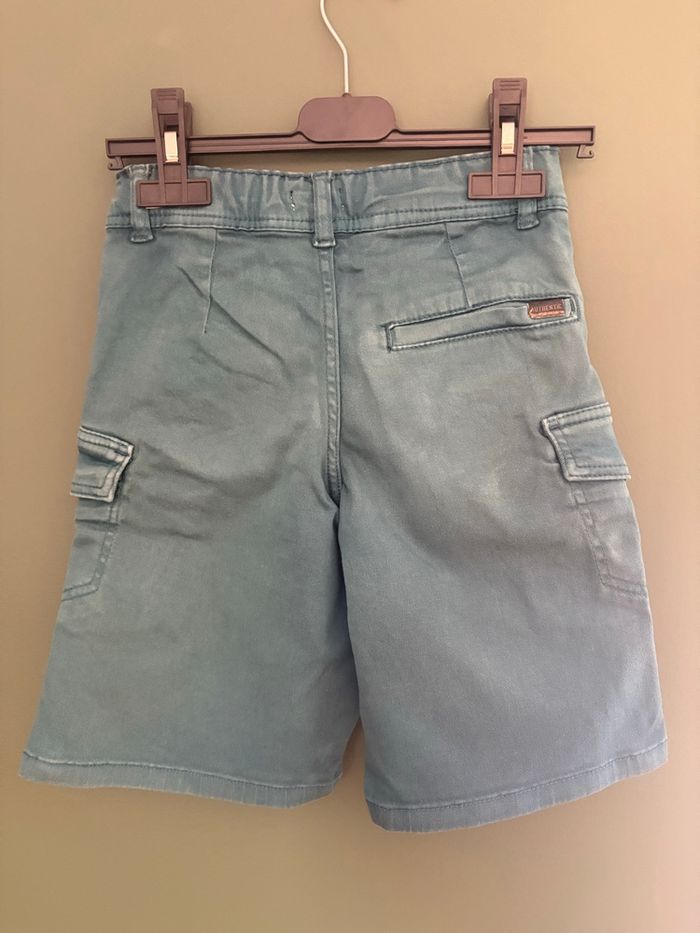 🌿 Short garçon Eden & Victor – 8 ans (128 cm) – Vert – TBE - photo numéro 2