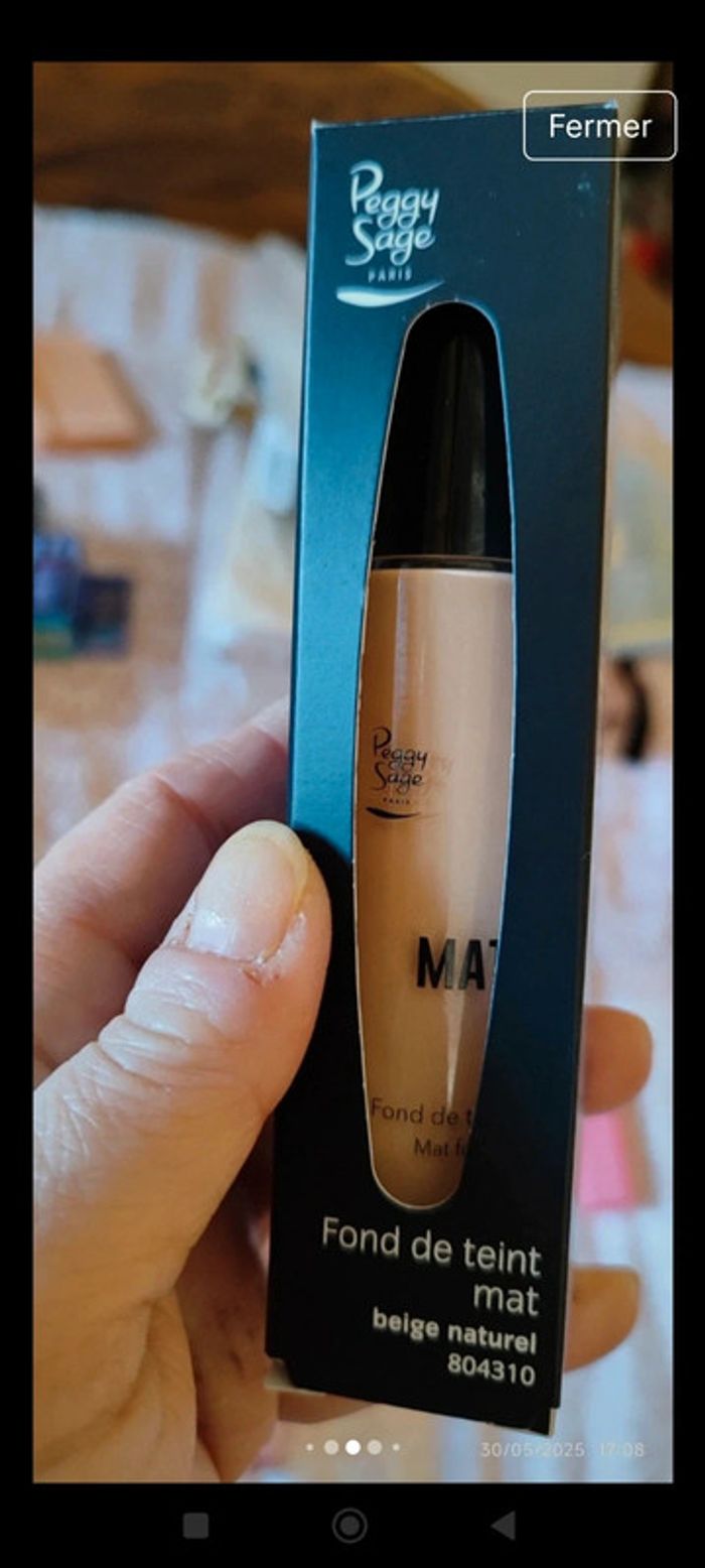 Peggy Sage Fond de teint Mat Teinte 2M Beige Naturel 30 ml - photo numéro 5