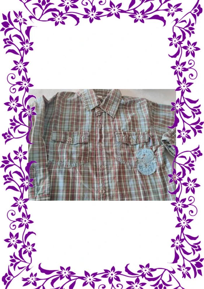 Chemise manches longues Zeeman - photo numéro 2
