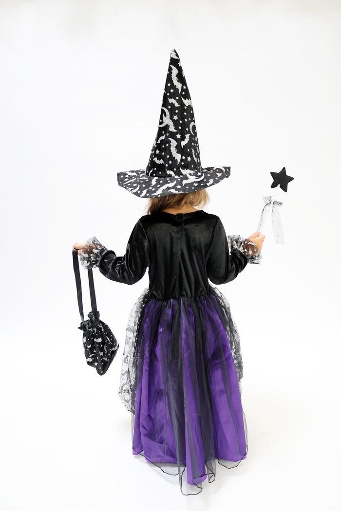 Déguisement Halloween sorcière complet fille - photo numéro 4