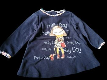 Tee-shirt bleu sans marque