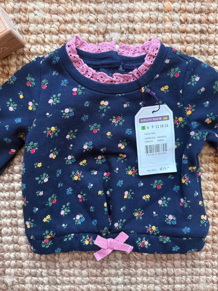 Sweat Sergent Major 3mois / 60cm - photo numéro 2