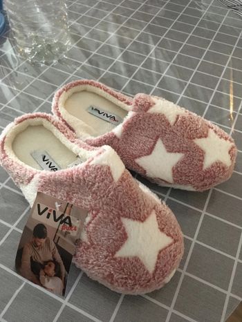 Chausson Rose avec étoile