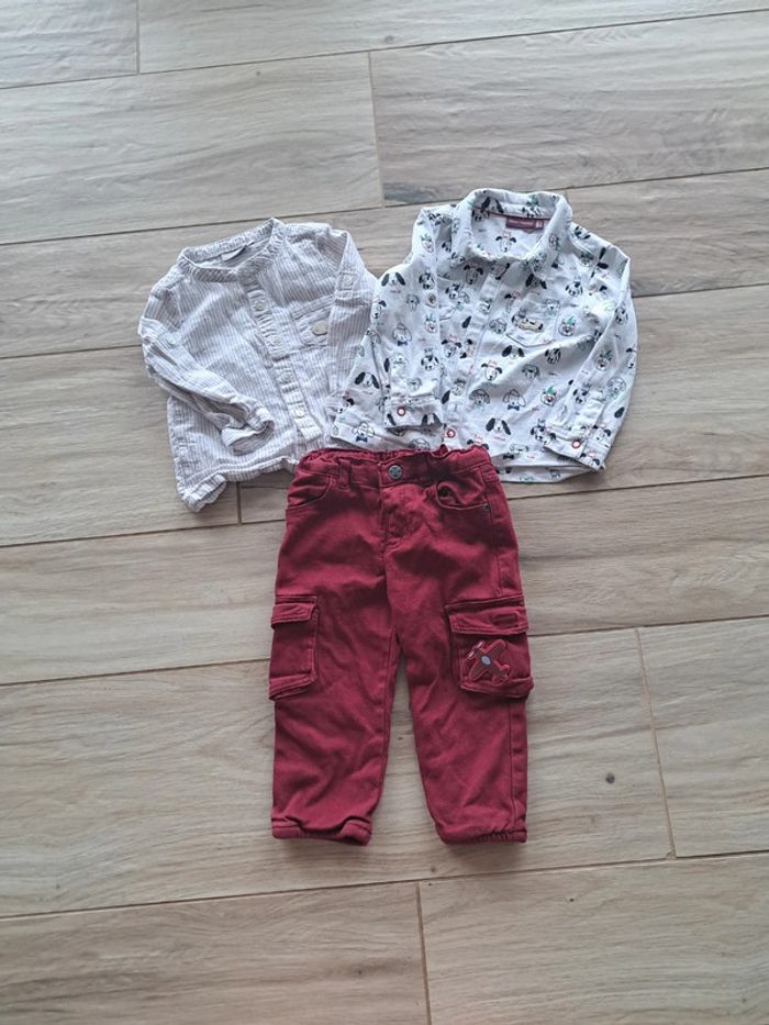Ensemble chemise pantalon Sergent major 18 mois