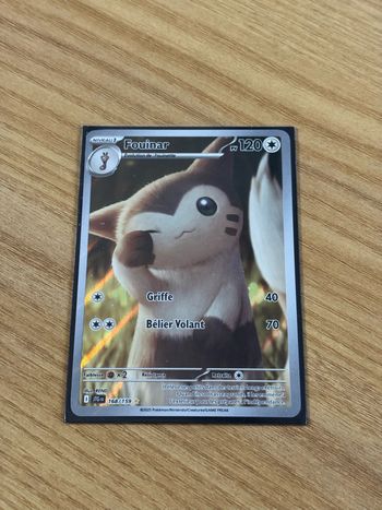Carte Fouinar full art 168/159 - Pokemon aventure ensemble EV9