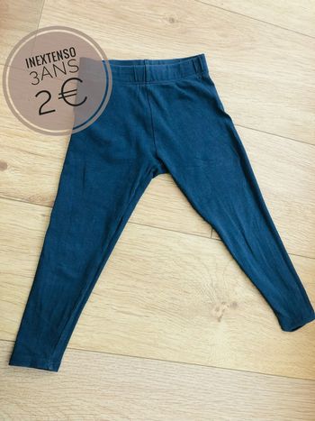 Legging In Extenso marine en 3ans