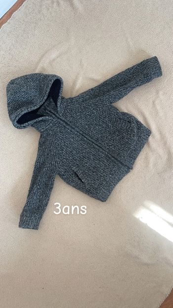 Gilet bien epai 3ans à zip