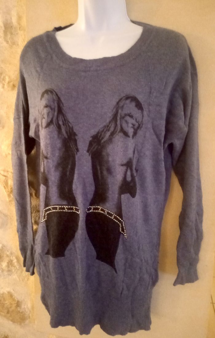 Pull long et moulant - photo numéro 3