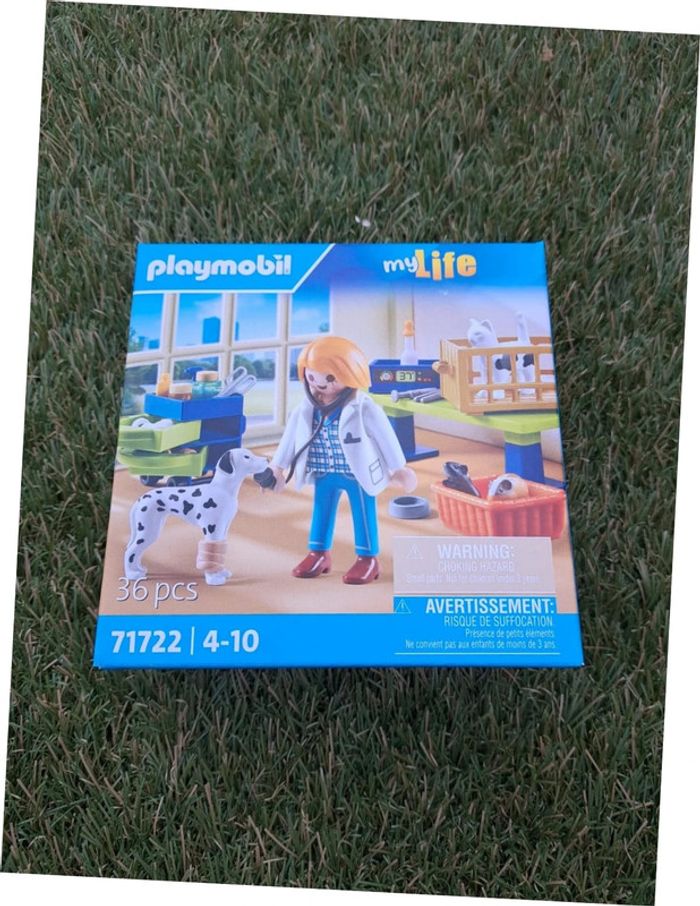NEUF Playmobil vétérinaire 71722 neuf avec boîte.