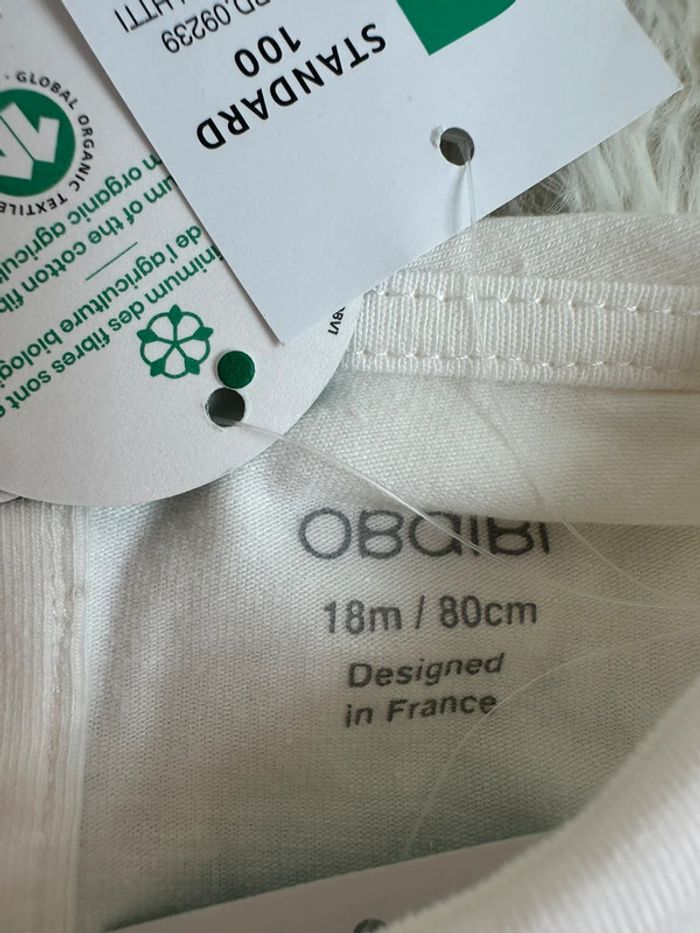 T-shirt manches longues Obaibi taille 18 mois - photo numéro 3