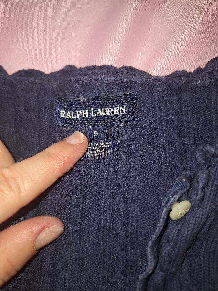 Gilet fille Ralph Lauren - photo numéro 3
