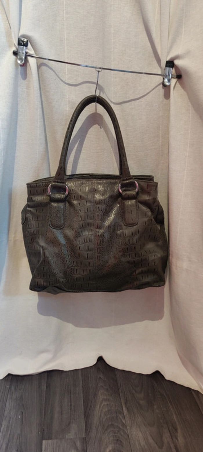 Sac à main H&M imitation peau de reptile