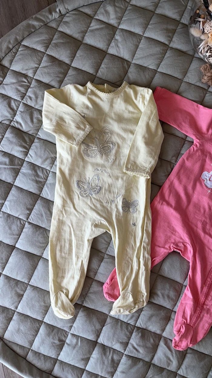 Lot de 2 Pyjamas léger coton 6 mois - photo numéro 2