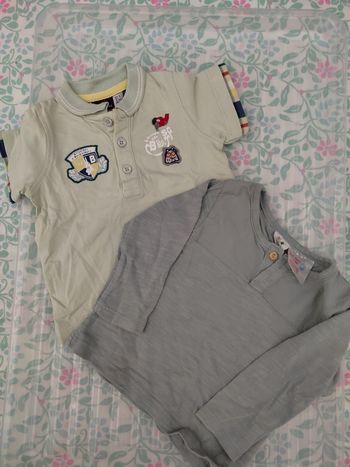Lot de 1 t shirt et 1 t-shirt manche longue