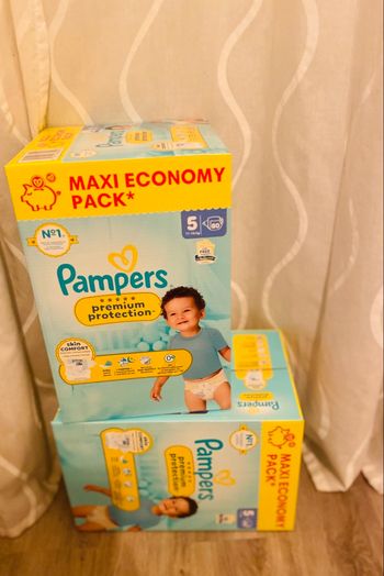 Pampers couches prenium protection taille 5