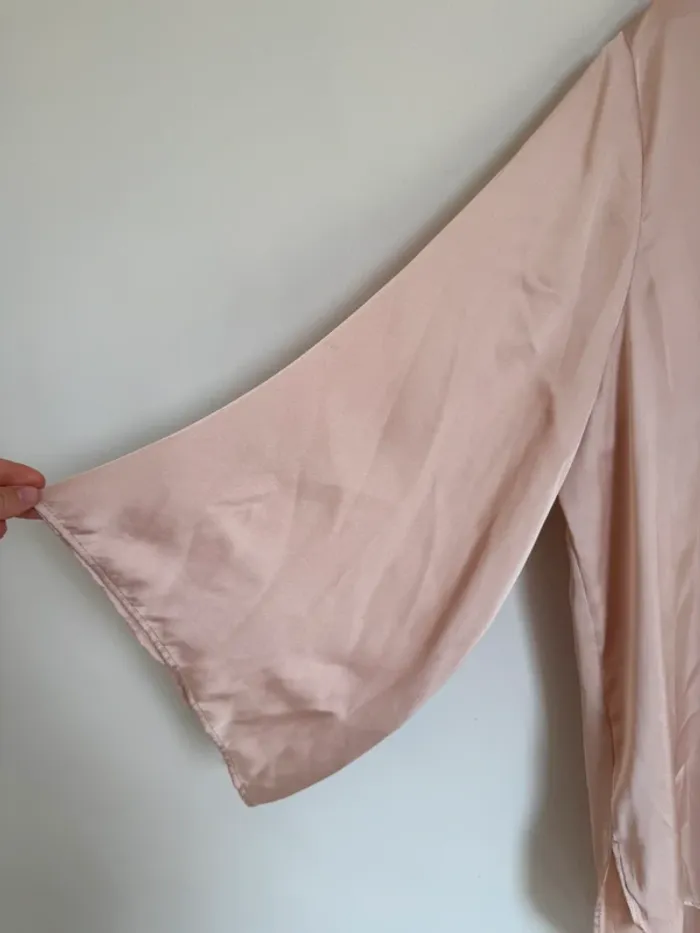 Blouse satinée rose Zara - photo numéro 5