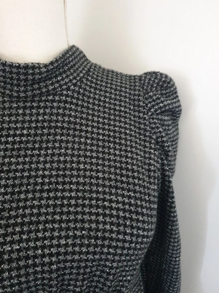 Robe pied de poule femme hiver taille S - photo numéro 3