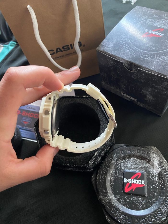 Montre G Shock blanche turquoise - photo numéro 3