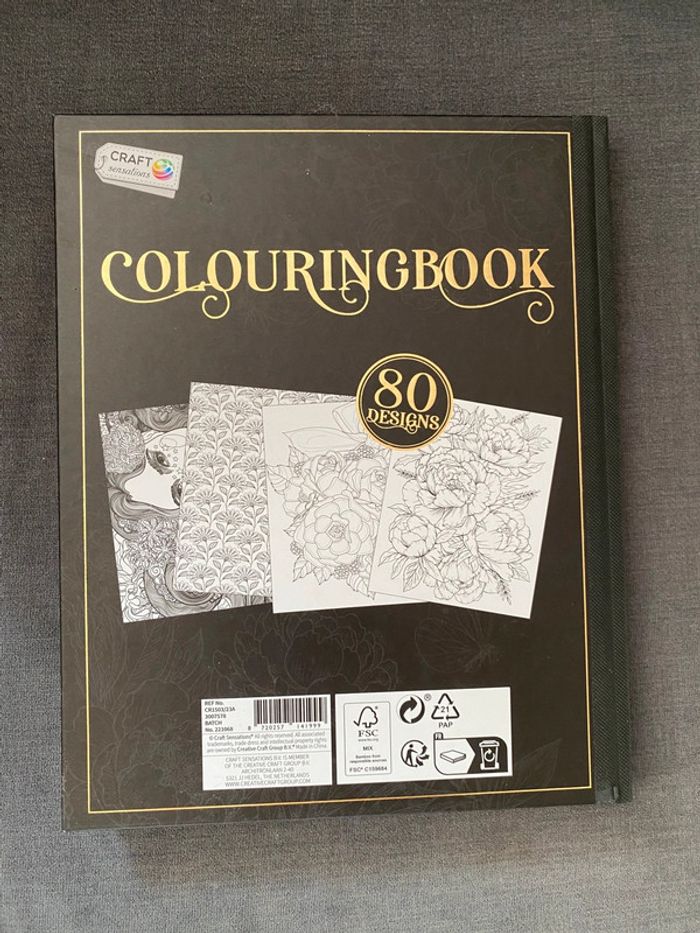 Cahier de coloriages Neuf (fleurs) - photo numéro 2