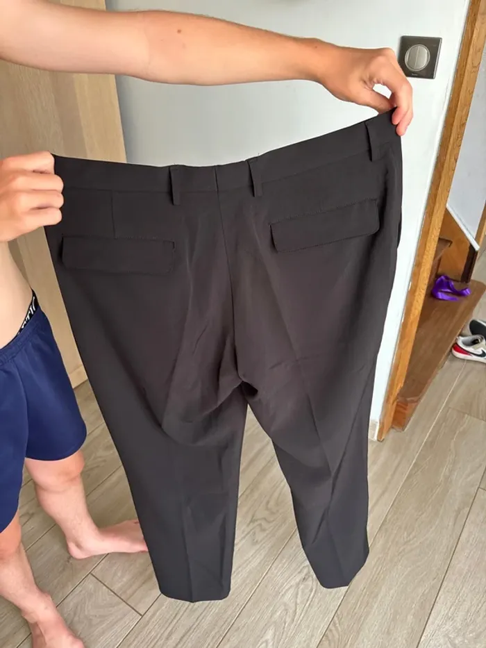 Pantalon de costume noir Brice taille 44 - photo numéro 4