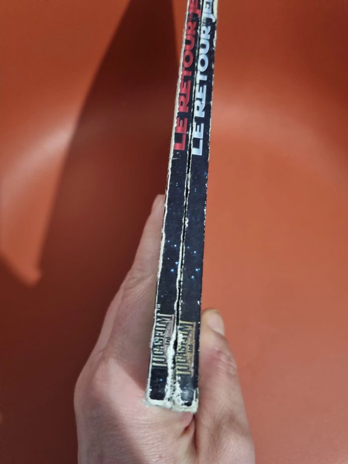 lot de 2 livres du film le retour du jedi avec défaut - photo numéro 3