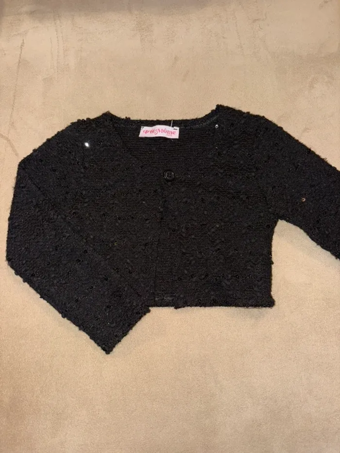 Gilet court à sequins