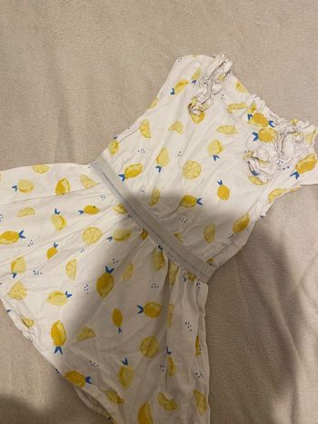 Robe citron taille 6 ans