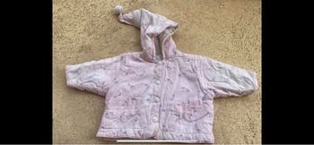 Blouson doudoune Prénatal avec capuche pompon