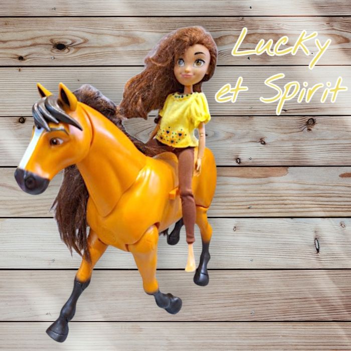 💫 Spirit qui marche + poupée Lucky 👧💖