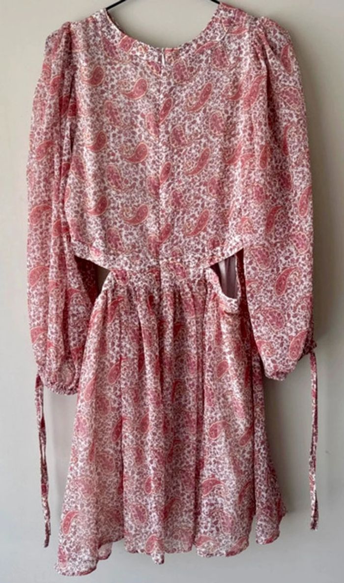 👗🌻 magnifique robe d’été légère à motif- taille L - neuf sans étiquette -Mango - photo numéro 5