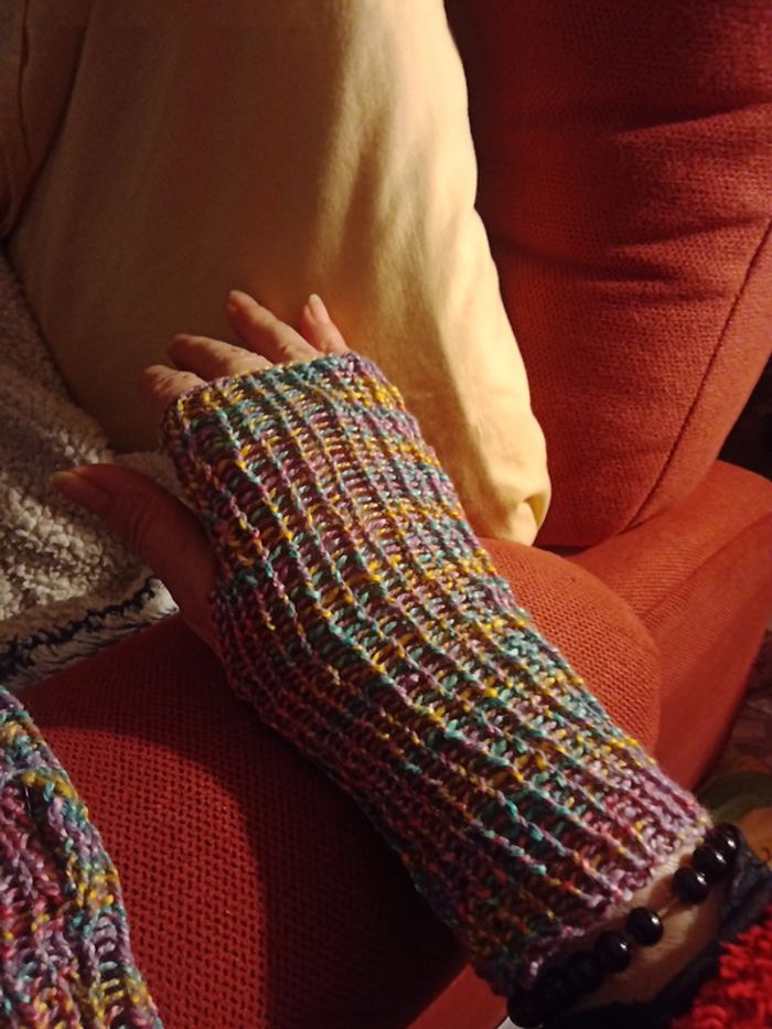 Mitaines multicolores - photo numéro 3