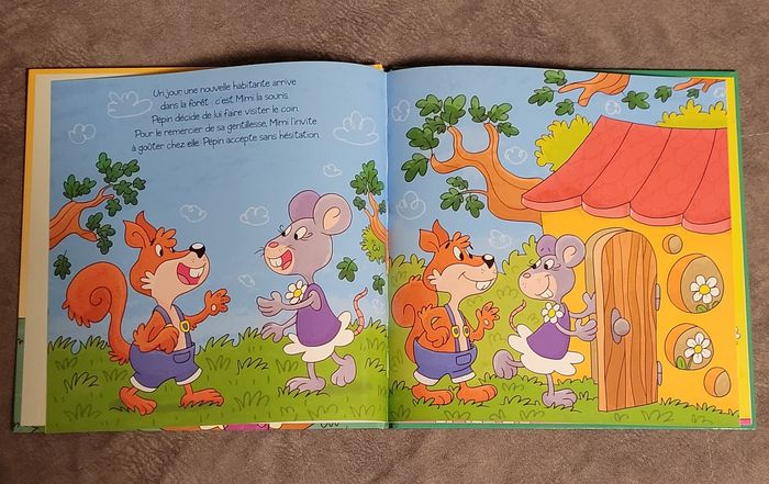 Apprends à bien te tenir à table avec Pépin l'écureuil - collection Savoir-Vivre - photo numéro 2