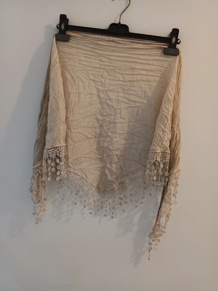 Foulard beige