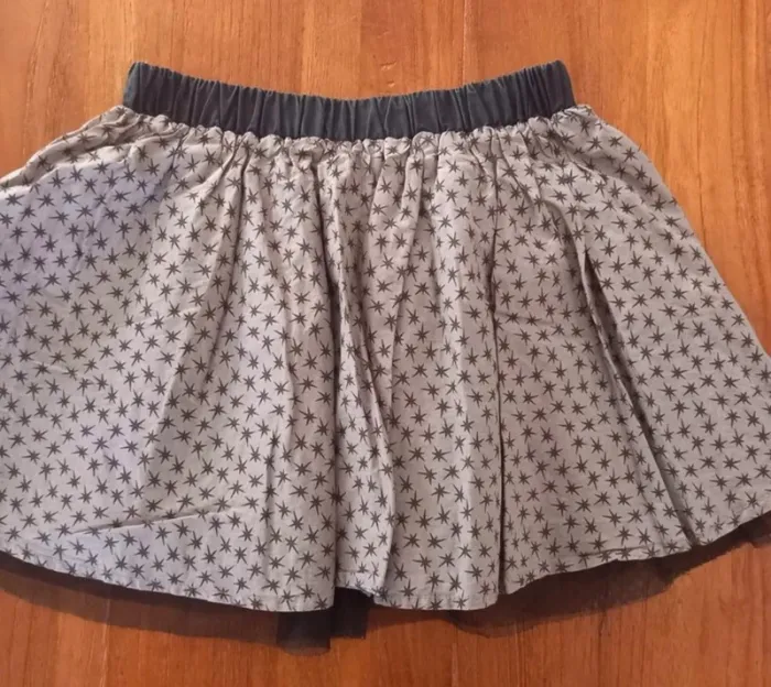Jupe fille 10 ans – motif étoiles & ceinture paillettée - photo numéro 3