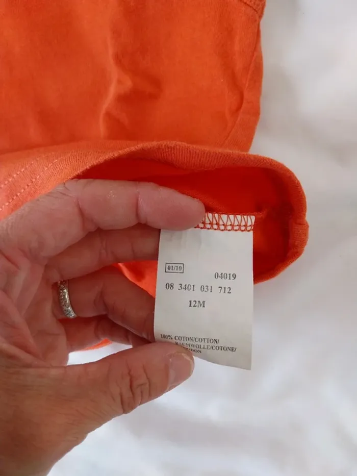 Tee-shirt manche courte garçon 12 mois - photo numéro 4