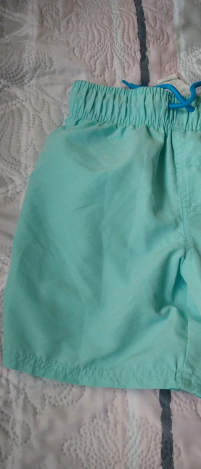Short de bain turquoise garçon 12 ans kiabi - photo numéro 5