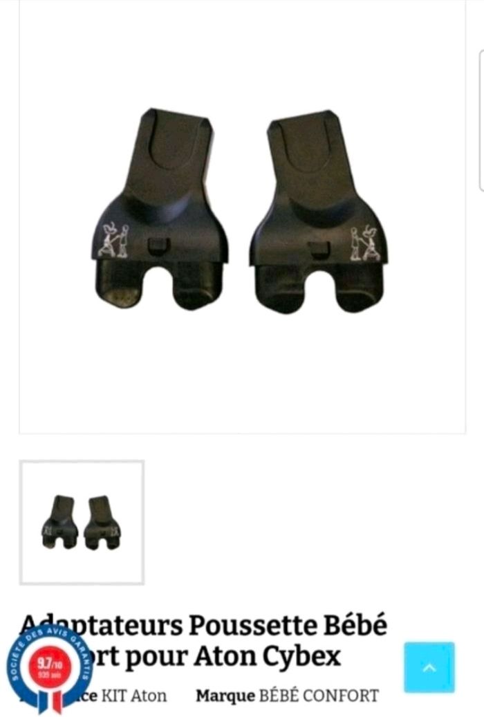 Adaptateur poussette bébé confort, cosy Cybex - photo numéro 3