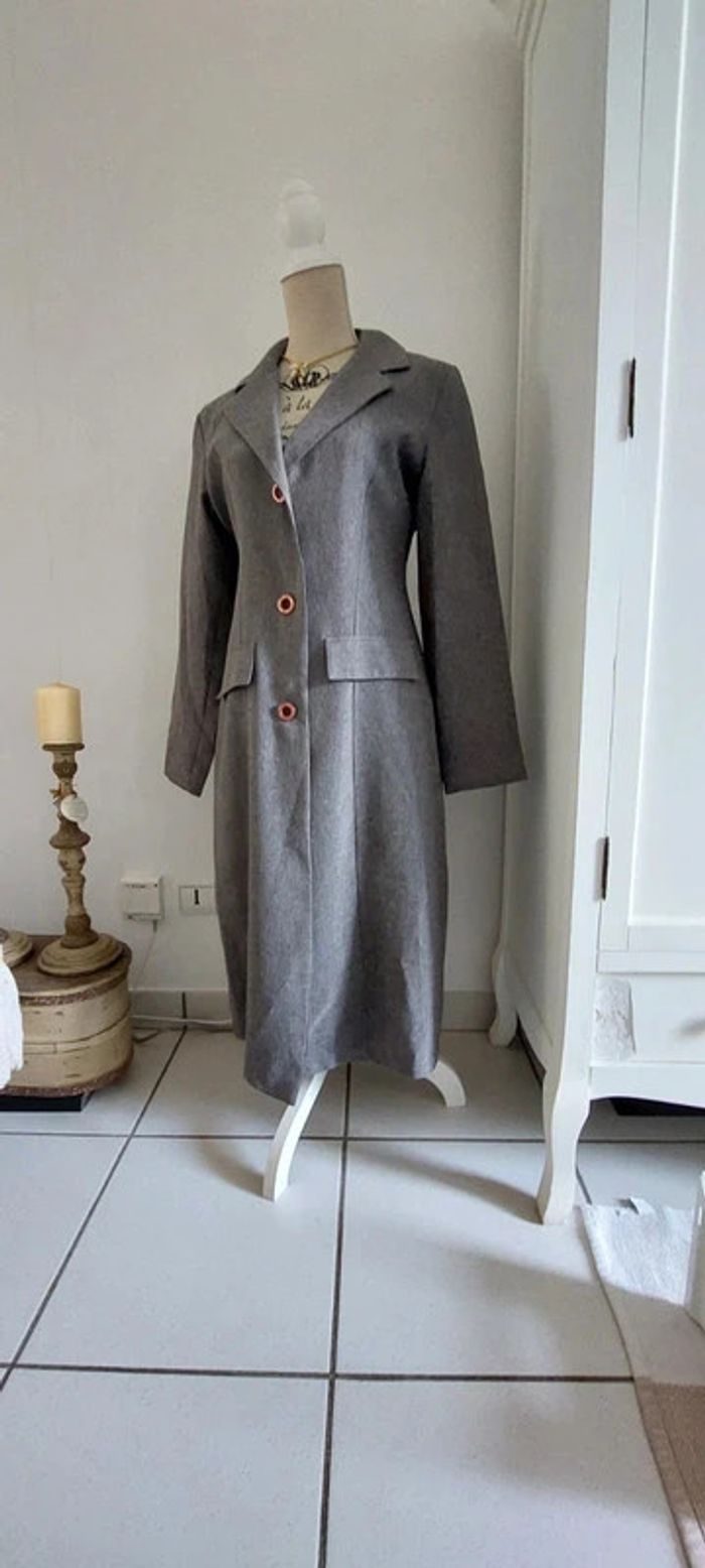 Veste longue vintage Jus de Pom taille M - photo numéro 5
