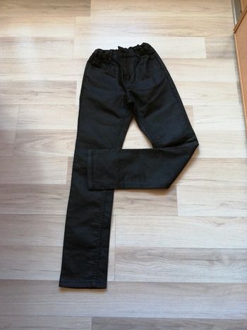 Jean huilé ceinture réglable