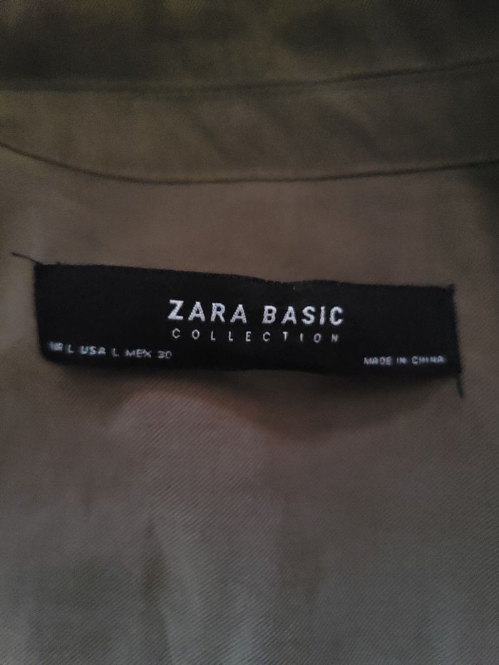 Veste Zara Kaki - photo numéro 2