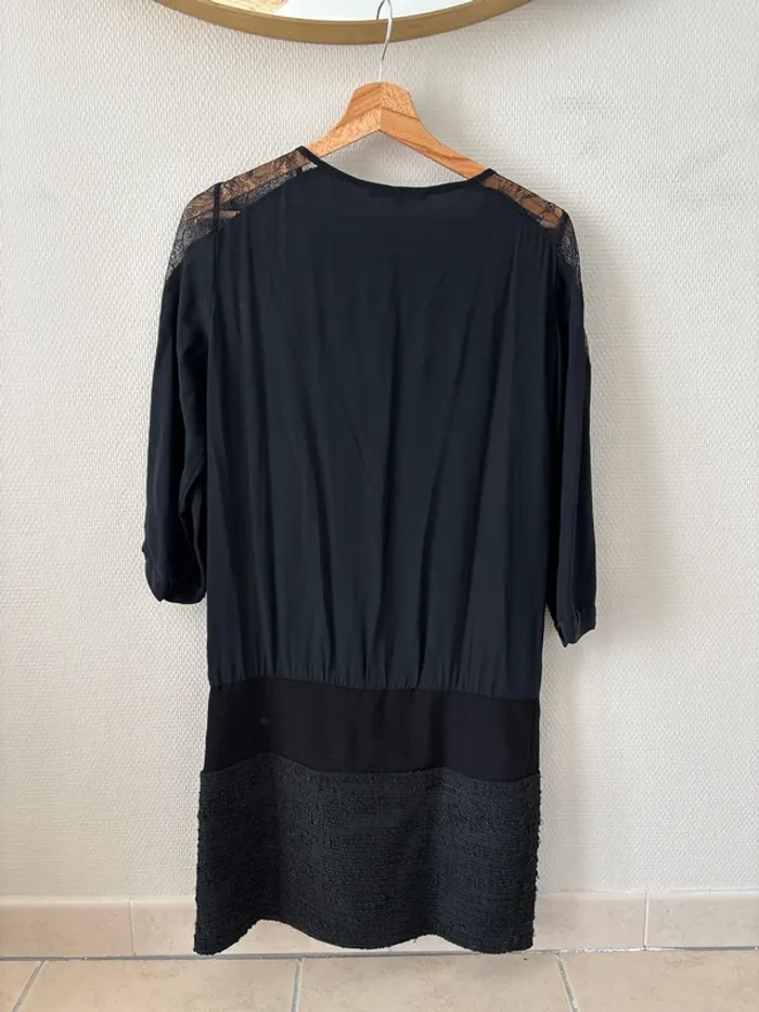 Robe Maje Soie et Laine - Taille 2 - photo numéro 6