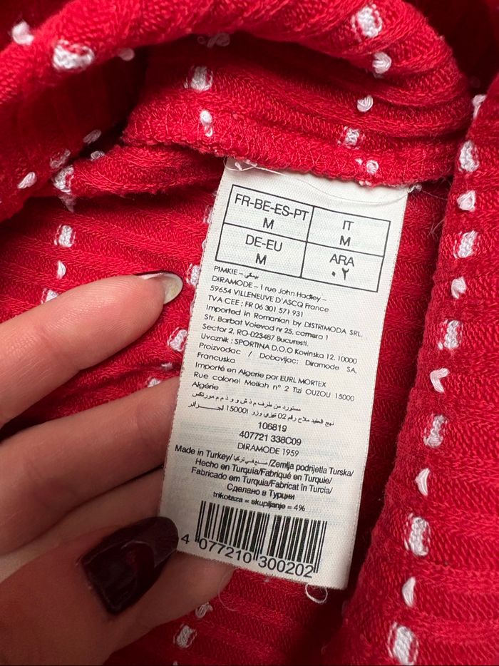 T-shirt rouge - photo numéro 3