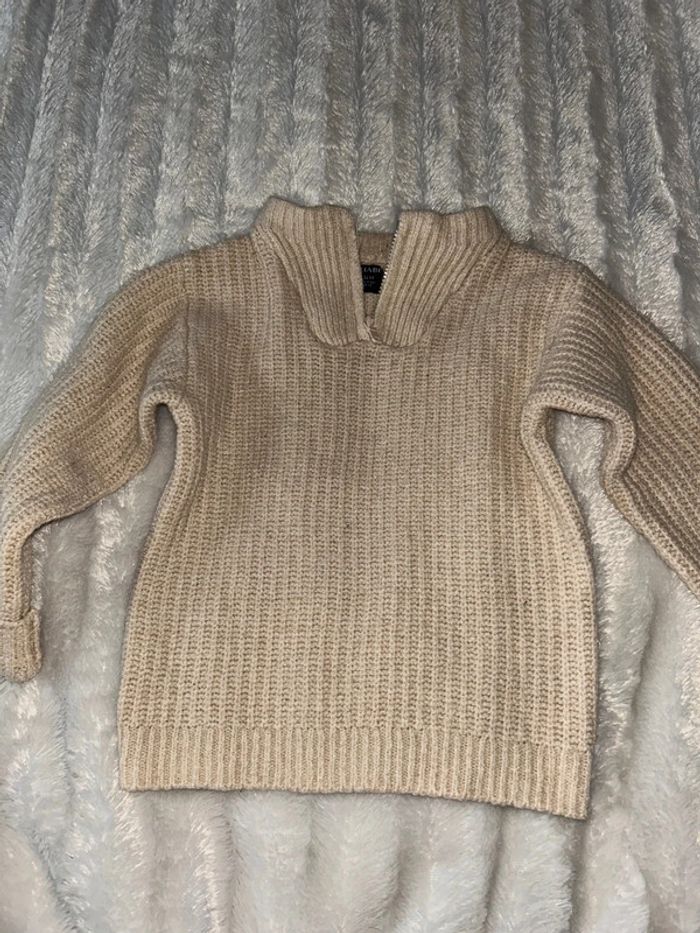 Pull polaire beige - photo numéro 3