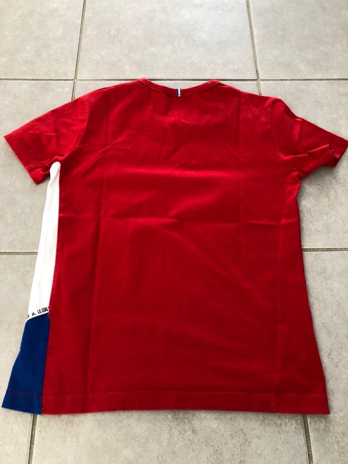T shirt garçon rouge le coq sportif