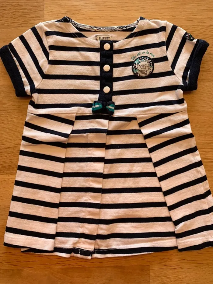 Robe marinière 6 mois