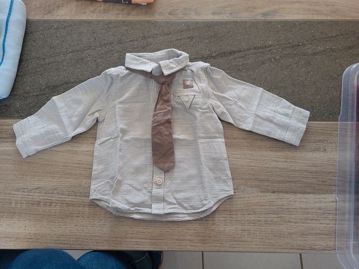Chemise avec cravate- orchestra 6 mois - photo numéro 2