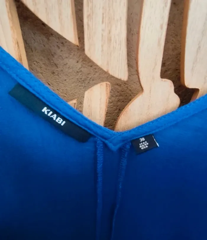Robe midi Bleu roi T38 Kiabi - photo numéro 10