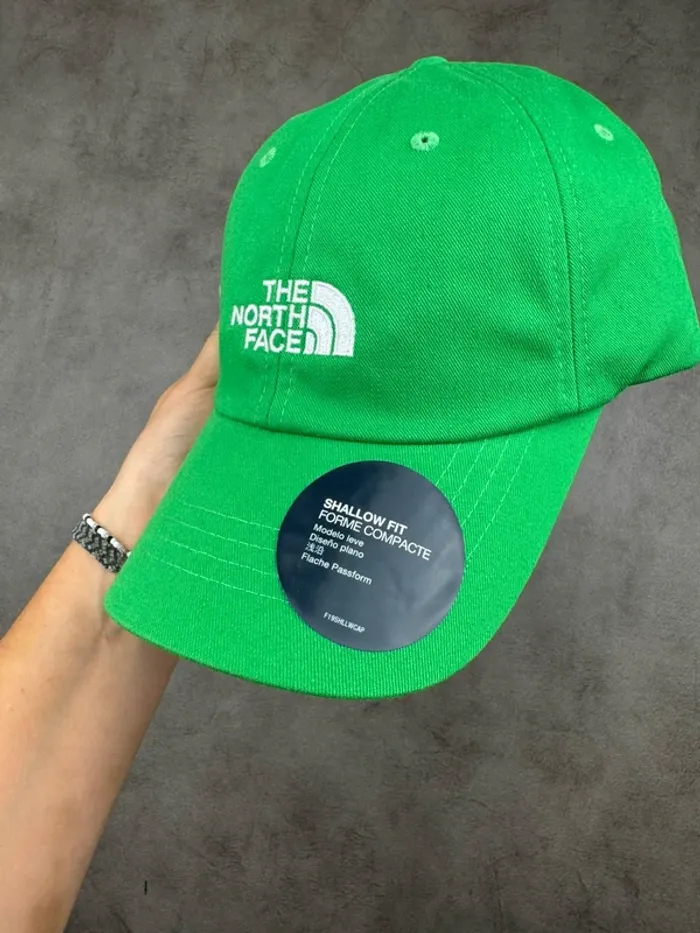Casquette The North Face Verte Logo Brodé Neuve - photo numéro 3