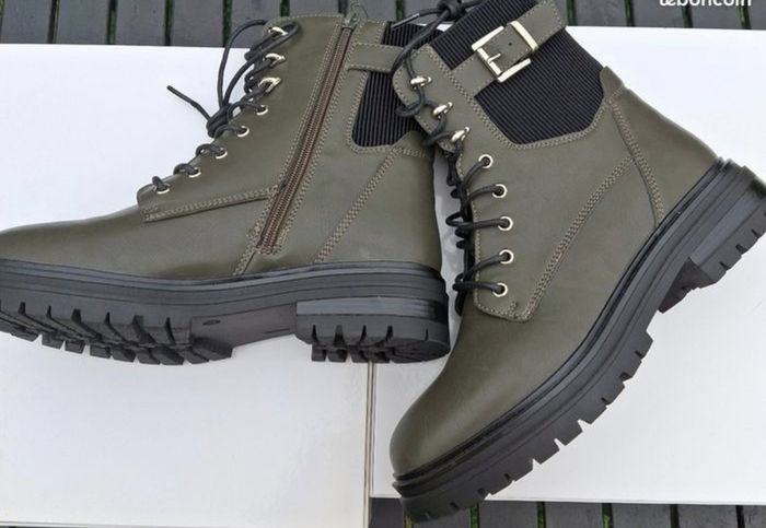Bottines A Lacets fermeture Neuve Taille 37 - photo numéro 2