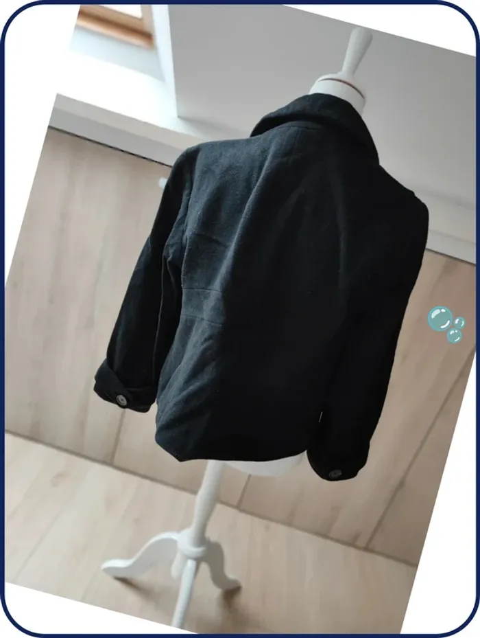 Manteau noir tommy Hilfiger - photo numéro 7